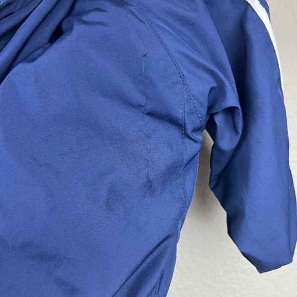 NCAA BYU College Embroidered Zipup Lined Winderbreak Jacket in Navy Blue SZ 3T - Picture 6 of 6